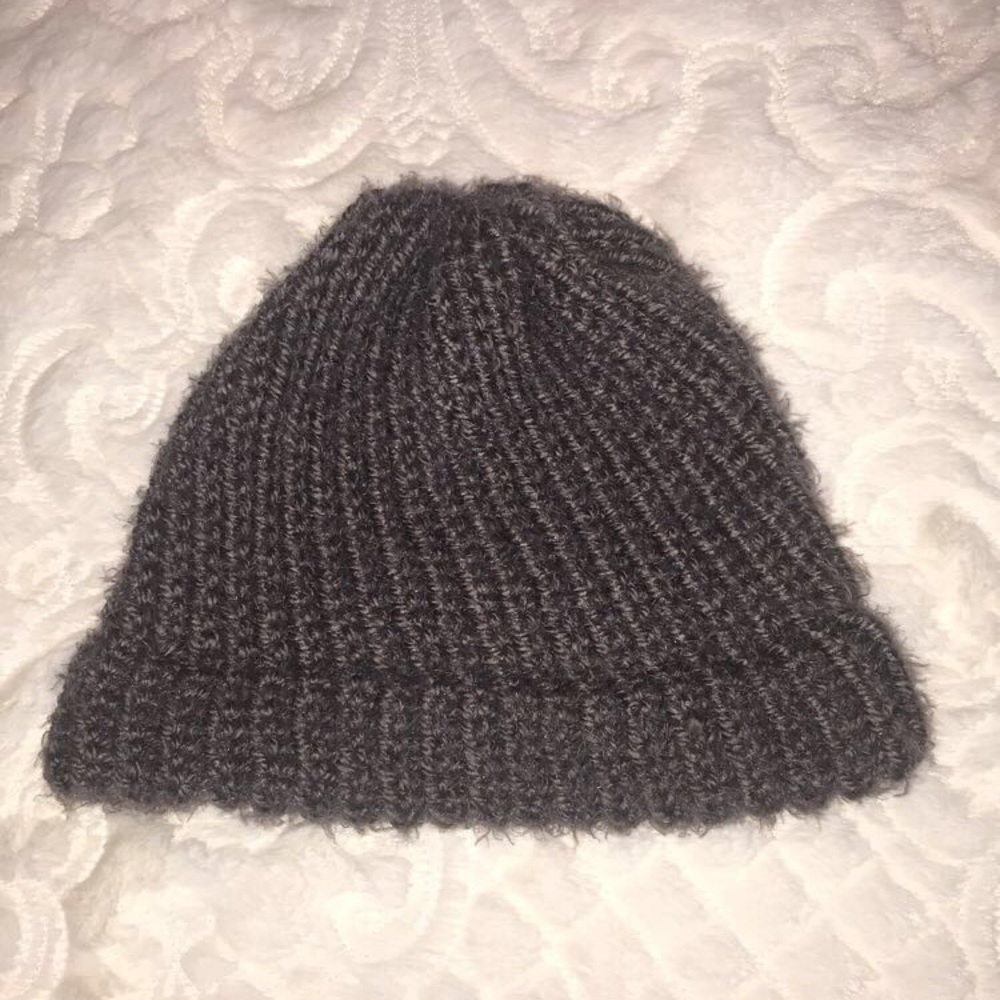 Hand knit beanie